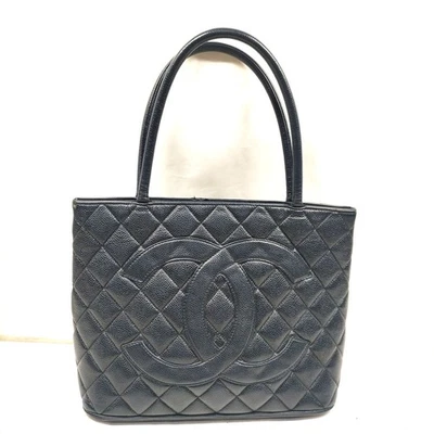 Chanel Tote Bag Matelasse Black CaviarSkin 453017 - Image 1 of 4