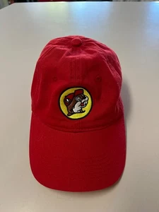 Gorra Buc-ees, roja, ligeramente desgastada - Imagen 1 de 5