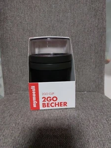 my müsli Müslibecher 2go Becher to Go Becher, 500ml, Schwarz, NEU - Bild 1 von 2