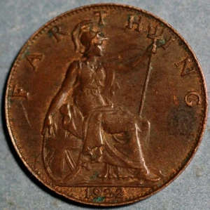 Great Britain Farthing 1922 George V KM# 808.2 - Picture 1 of 2