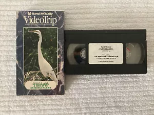 VHS VIDEOTRIP GUIDE TO EVERGLADES AND BISCAYNE NATIONAL PARKS RAND McNALLY NICE! - Picture 1 of 3