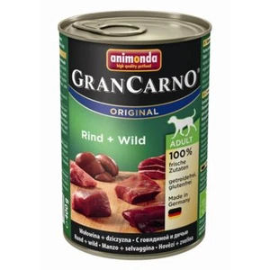 Animonda GranCarno Adult Rind & Wild | 6x 400g Hundenassfutter - Bild 1 von 1