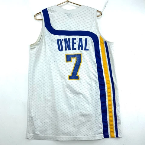 Vintage Indiana Pacers Jermaine ONeal #7 Nike Jersey Size Large White Nba Cover