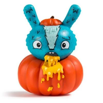 Kidrobot Scared Silly Dunny Series - Pumpkin Puker (2/24) - Image 1 of 3