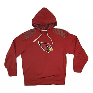 Majestic Arizona Cardinals Thermabase Hoodie Hooded Sweatshirt Size Medium - Picture 1 of 6