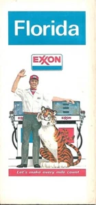 1978 EXXON Tiger Straßenkarte FLORIDA Orlando Miami Tampa Jacksonville Tallahassee - Bild 1 von 4