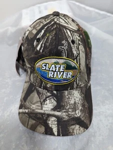 Slate River Camouflage Next Camo Hunting Fishing Strap Back Baseball Cap Hat  - Picture 1 of 7