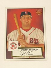 Dustin Pedroia 2006 Topps '52 Rookie Card #40 Boston Red Sox