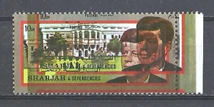 1970 UAE Arab Emirates Error John F Kennedy USA White House Mansion MNH (Ja1) - Picture 1 of 1