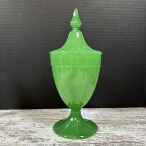 Northwood kolonial undurchsichtig grün überdachtes Apothekerglas 1920er - Bild 1 von 12