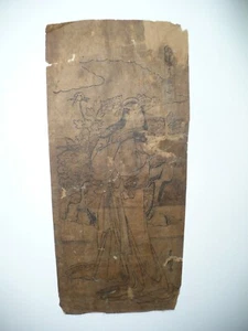 EARLY JAPANESE WOODBLOCK PRINT OF A GEISHA - Picture 1 of 2