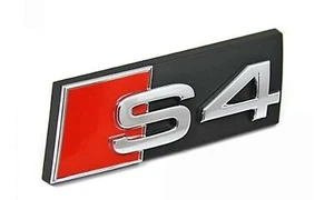 Original Audi S4 Front Grill Badge Sport Emblem A4 B9 (2015 -) Genuine OEM Audi - Picture 1 of 3
