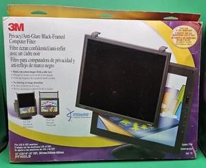 3M Privacy/Anti-Glare Black-Frame Filter LCD CRT 14-16 inch - Picture 1 of 5