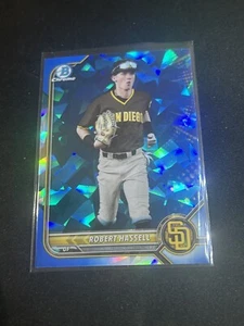 2022 Bowman Sapphire Edition Robert Hassell BCP-133 San Diego Padres Prospect - Picture 1 of 2