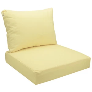 Woodside Replacement Rattan Garden Patio Furniture Seat & Back Cushions - Picture 1 of 6