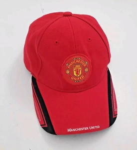 Manchester United Soccer Team red baseball cap hat men's adult adjustable strap - Picture 1 of 9