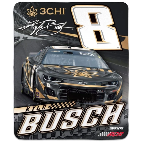 New Kyle Busch 2023 3CHI 50x60 Winning Image Blanket Cover