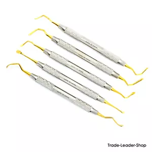 5 pz sollevatore sinusoidale impianto strumento cura raspatori dentali oro NATRA - Foto 1 di 6