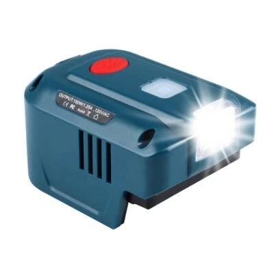 For Bosch 18V Li-ion Battery Inverter 110V 200W USB+C Mobile Power Charger - Image 1 of 4