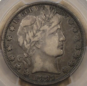1897-O Barber Half Dollar 50c PCGS Certified VF30 - Picture 1 of 4