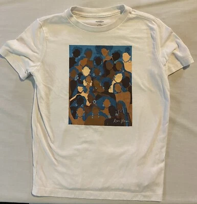 Boys Old Navy Size M (8)  White  T-Shirt - Image 1 of 2