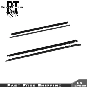 For 84-89 Chevrolet Corvette Window Sweep Weatherstrip Felt Seal Kit Set 4pcs - Picture 1 of 19