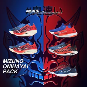 Mizuno Wave Rebellion Pro/Flash 2/Neo Vista/Wave Rider 28 Onihayai Men Pick 1 - Picture 1 of 6