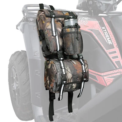 ATV Fender Bag Cooler Bag Pack Luggage Storage Cargo Camo For Sportsman Yamaha - Image 1 of 4