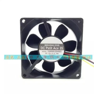 SANYO 109R0812S4N03 12V 0.18A 3-Wire 80mm Cooling Fan - Picture 1 of 5