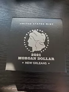 2021 New Orleans Morgan Silver Dollar with O Privy Mark - Picture 1 of 3
