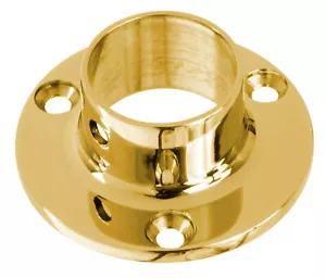 Lavi 00-500/1 Wall Flange for 1-Inch Tubing 1" Polished Brass - Picture 1 of 1