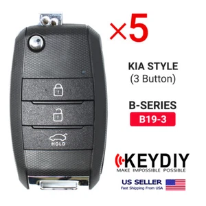 5x KEYDIY KD Universal Car Flip Remote Key For KIA Style B-Series 3 Button B19-3 - Bild 1 von 7