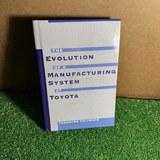 The Evolution of a Manufacturing System at Toyota, Vintage book