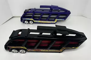 2000 Mattel Hot Wheels Trucking Co. Cargo Carrier lila & schwarz Autos LKW EUC - Bild 1 von 11