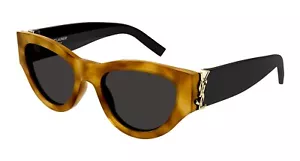 Saint Laurent SL M94 Light Havana With Black/Grey (007) Sunglasses - Picture 1 of 2