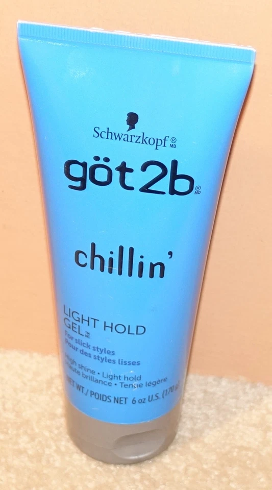 Gel para el cabello Schwarzkopf Got2b Chillin Light Hold (6 oz/170 g) peinado liso NUEVO Foto 1 de 1