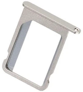 SIM-Kartenhalter für iPhone 4 silber Metall       #e735 - Bild 1 von 3