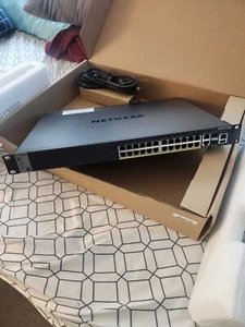NETGEAR ProSAFE M4300-28G-PoE+ - Network Switch (GSM4328PS) Open Box Factory - Picture 1 of 2