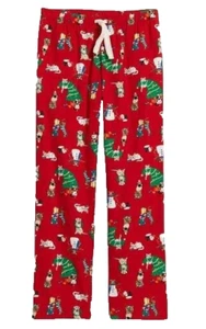 Antiguo Azul Marino Mujer XXXL Mascotas Perros Gatos Franela Pijama Pantalones Rojo Navidad 3XL - Imagen 1 de 3