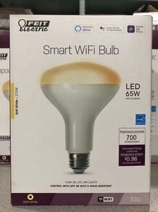 Feit Electric Smart LED 7.2 Watts 65 Watt Equivalent Soft White Light Bulb BR... - Picture 1 of 3