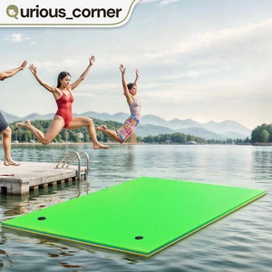 9'x6' XPE-Schaum reißfeste Schwimmbad Wassermatte schwimmende Lilie Pad Garantie - Bild 1 von 10