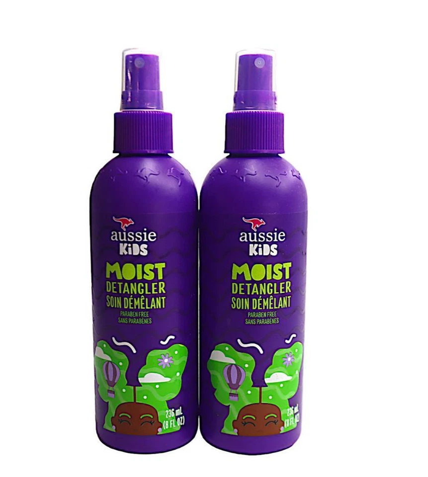 2 x Aussie Kids Moist Detangler Spray, Sulfate & Paraben Free 8 oz.  - Image 1 of 1