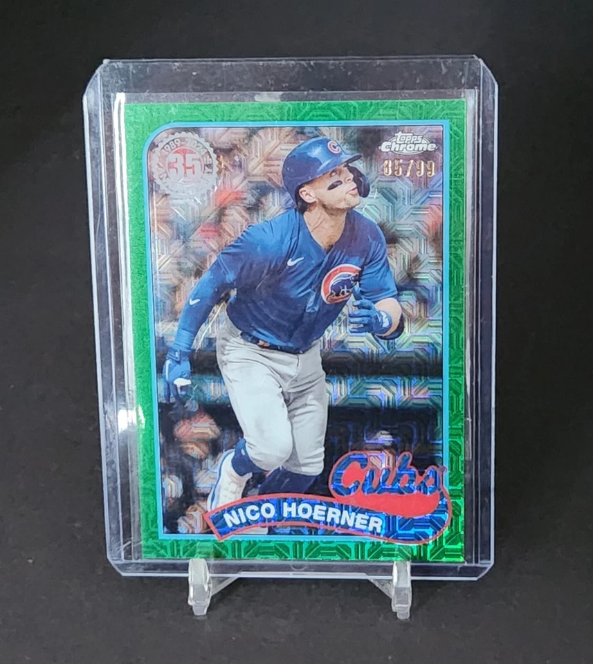 2024 Topps Series 2 Silver Pack Mojo #2T89C-5 Nico Hoerner Green /99 - Image 1 of 3