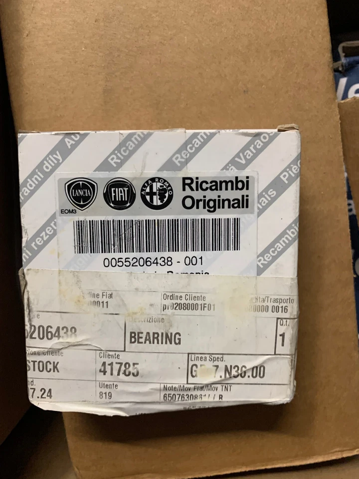 Fiat 55206438 C514 Gearbox Bearing Main Shaft Front Punto Bravo Brava new OEM - Image 1 of 1