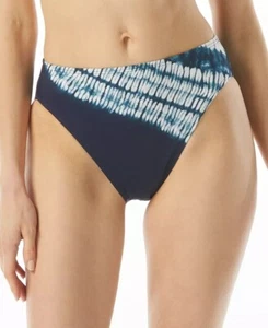 Michael Kors NAVY High-Leg Bikini Swim Bottom, US Small - Picture 1 of 4