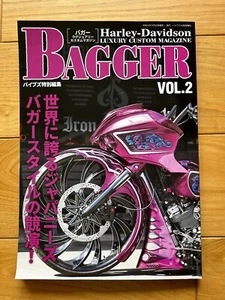 BAGGER magazine Vol.2 2023 Harley Davidson Luxury Custom Bike Japan - Imagen 1 de 19