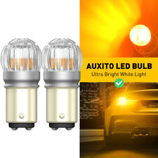 AUXITO 1157 7528 Amber Yellow LED Turn Signal Parking Light Bulbs Error Free USA