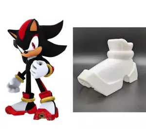 Shadow the Hedgehog Shoe Planter, 3D printed, Sonic the Hedgehog games, Sega, - Picture 1 of 8