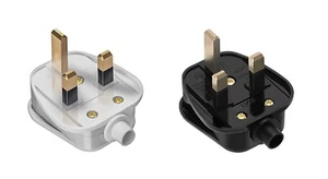 13 & 3 AMP UK 3 PIN FUSI NERO BIANCO SPINA RETE 3A 13A 240 V PRESA VARIE QTY - Foto 1 di 7