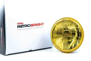 Holley RetroBright LFRB175 Amarillo 5.75" Lente Redonda Conversión - Imagen 1 de 4